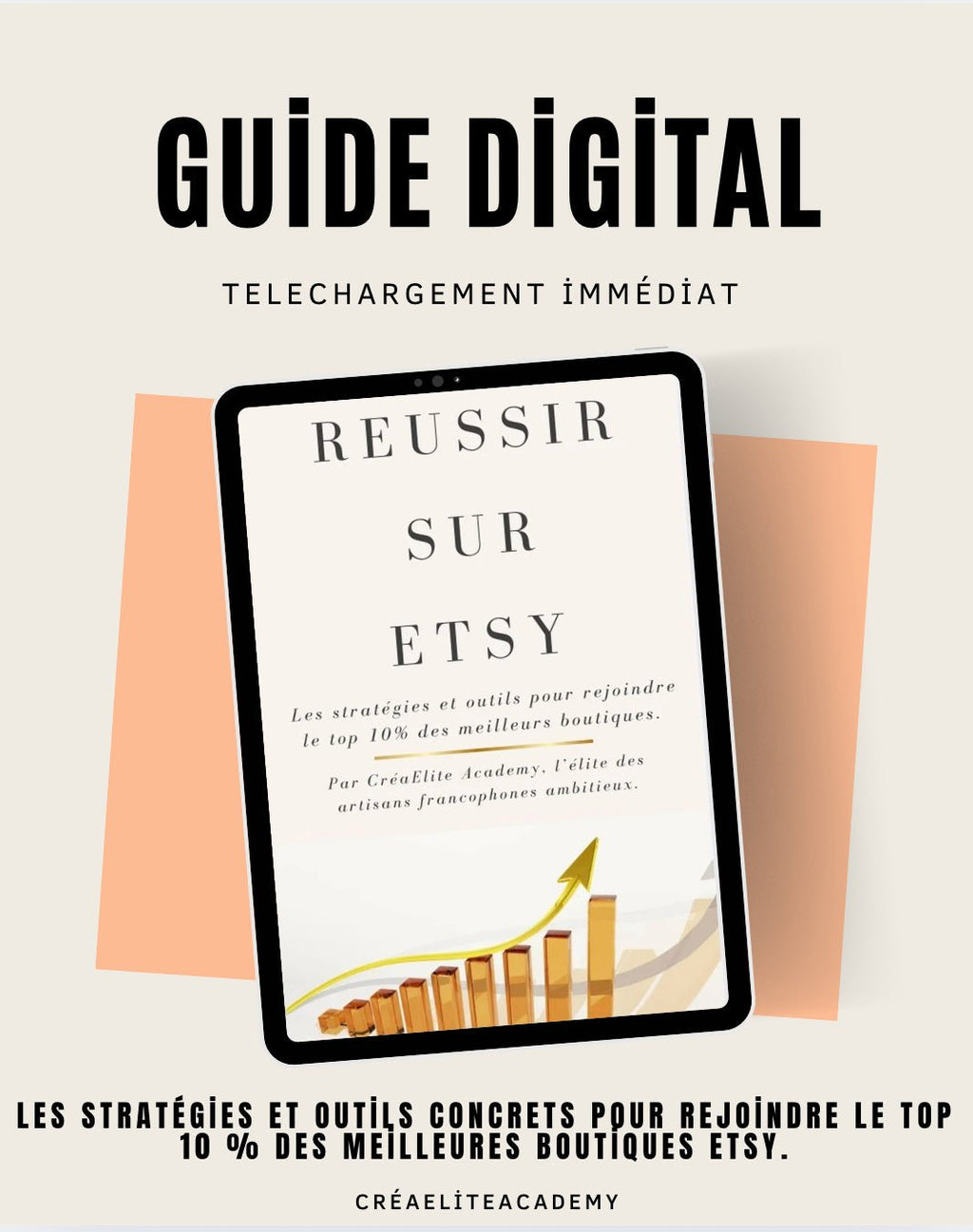 Réussir sur Etsy – Le guide complet pour lancer une boutique rentable (Stratégies 2025) - CréaEliteAcademy