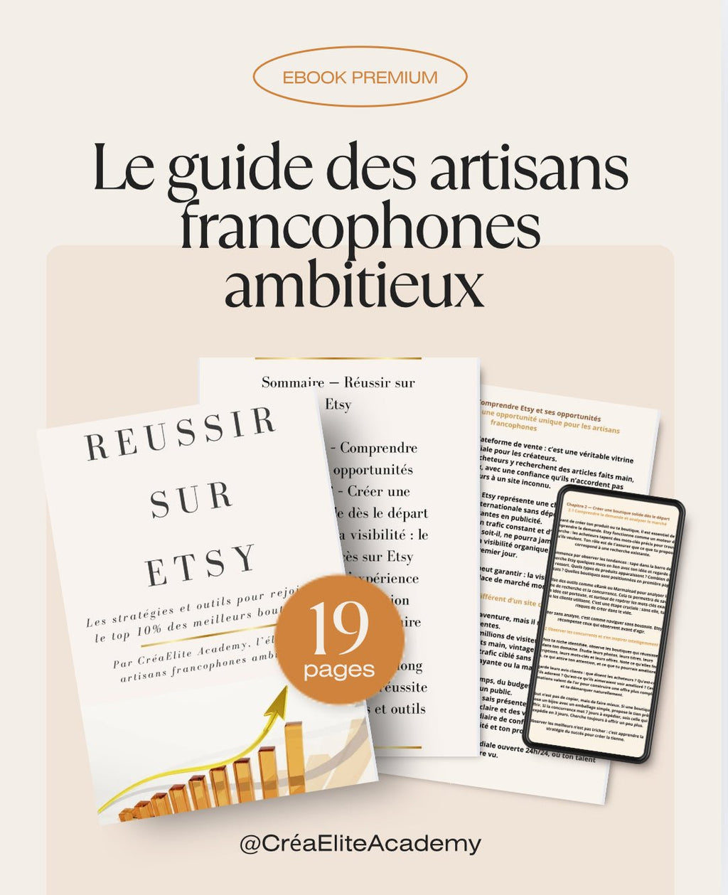 Réussir sur Etsy – Le guide complet pour lancer une boutique rentable (Stratégies 2025) - CréaEliteAcademy
